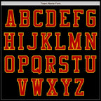 Custom Black Red-Gold Bomber Varsity Letterman Zipper Jacket photo 4