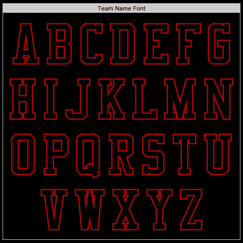 Custom Black Red Bomber Varsity Letterman Zipper Jacket photo 4
