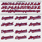 Custom White Red-Royal Bomber Full-Snap Varsity Letterman Two Tone Hoodie Jacket photo 3