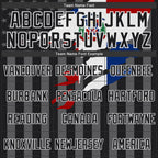 Custom Black Gray-White Dominican Republic Flag 3D Bomber Full-Snap Varsity Letterman Hoodie Jacket photo 3