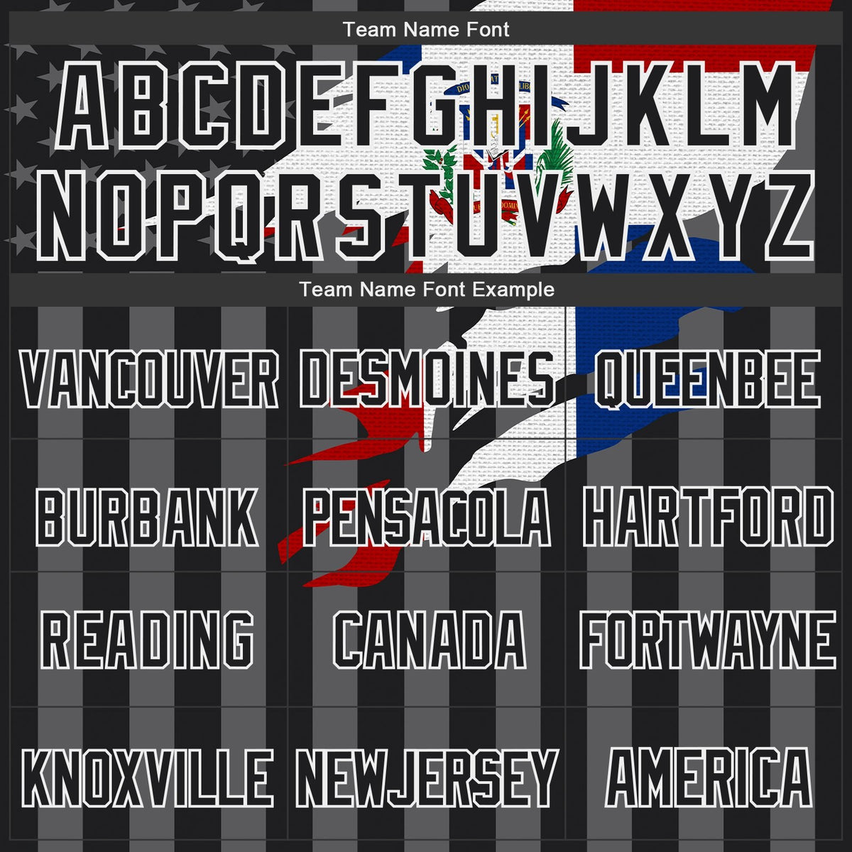 Custom Black Gray-White Dominican Republic Flag 3D Bomber Full-Snap Varsity Letterman Hoodie Jacket photo 3