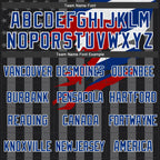 Custom Black Royal-Gray Cuba Cuban Flag 3D Bomber Full-Snap Varsity Letterman Hoodie Jacket photo 3