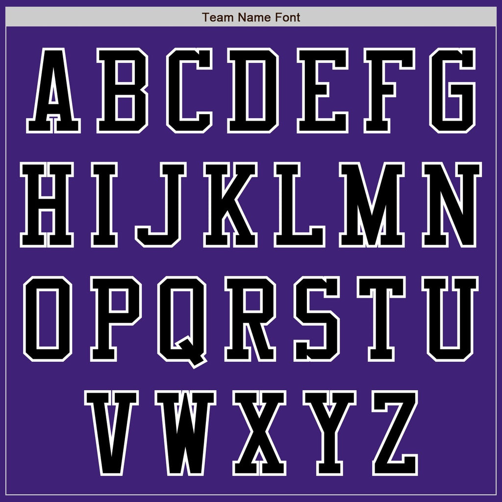 Custom Purple Black-White Bomber Varsity Letterman Two Tone Zipper Jacket photo 4