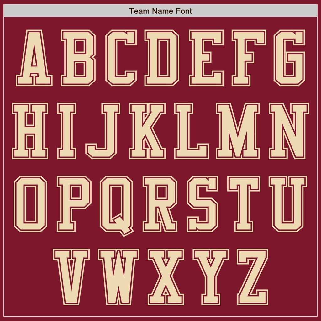 Custom Crimson Cream-Maroon Bomber Varsity Letterman Two Tone Zipper Jacket photo 4