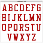 Custom White Red Bomber Varsity Letterman Zipper Jacket photo 4