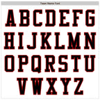 Custom White Red-Black Bomber Varsity Letterman Two Tone Zipper Jacket photo 4