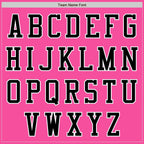 Custom Pink White-Black Bomber Varsity Letterman Two Tone Zipper Jacket photo 4