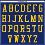 Custom Royal Yellow-White Bomber Full-Snap Varsity Letterman Two Tone Jacket photo 4