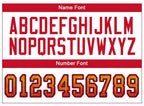 Custom Gold Scarlet-Black Drift Fashion Football Jersey photo 3