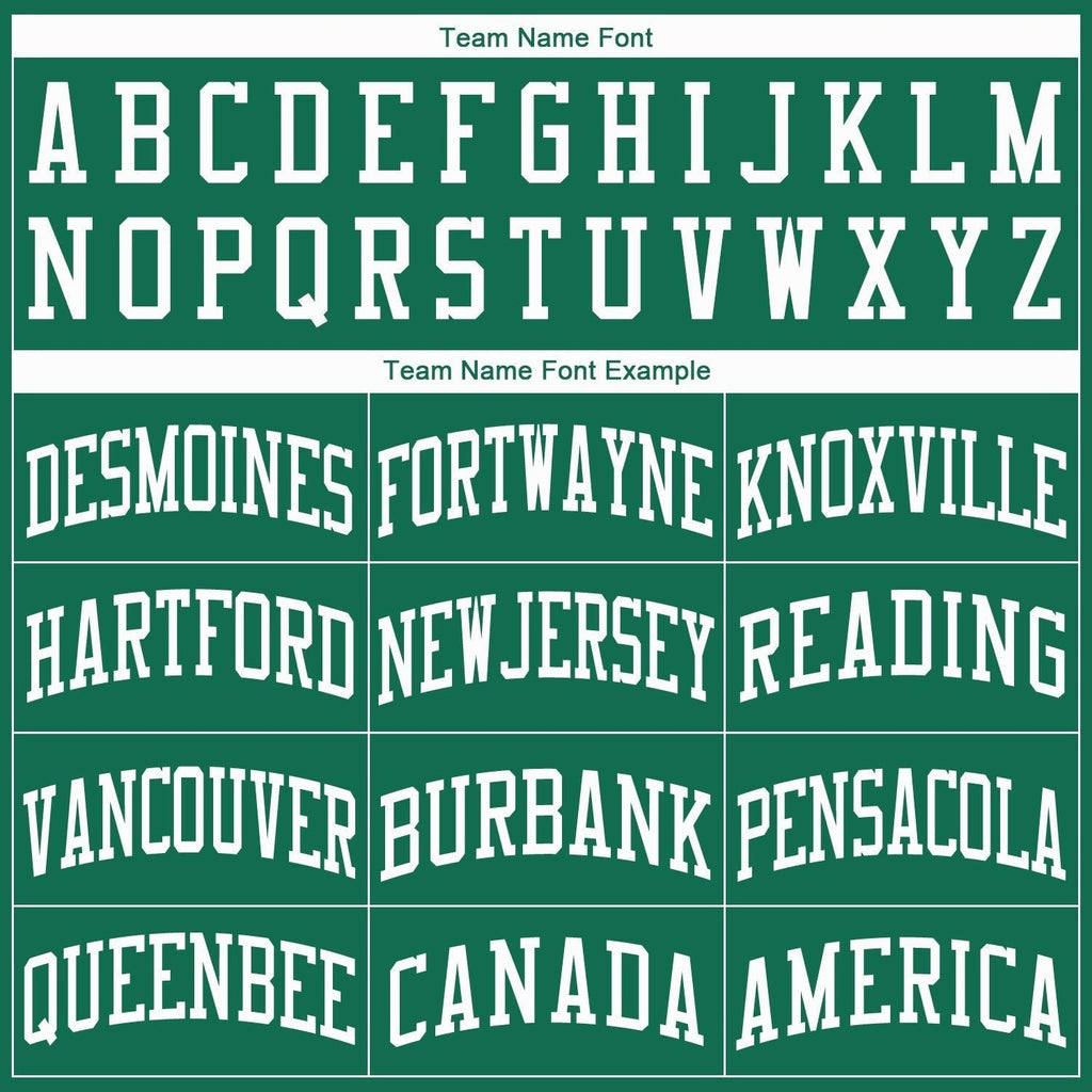 Custom Kelly Green White Round Neck Basketball Jersey photo 3