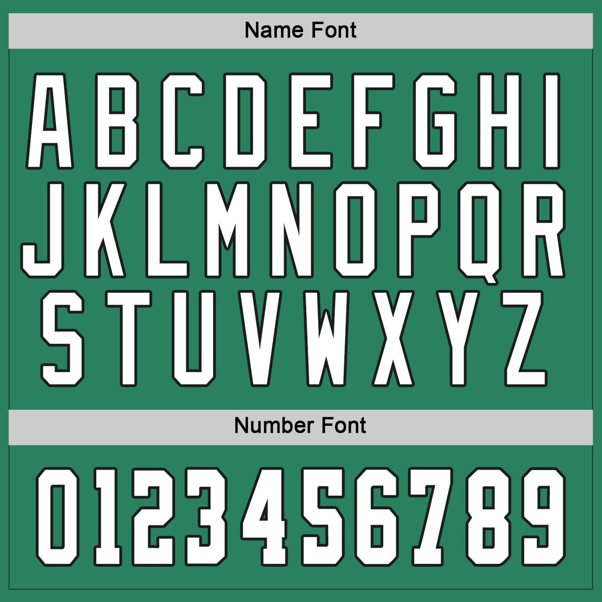 Custom Kelly Green White-Black Hockey Jersey photo 4