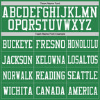 Custom Grass Green White Mesh Authentic Football Jersey photo 2