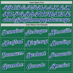 Custom Kelly Green Royal-White Performance T-Shirt photo 3