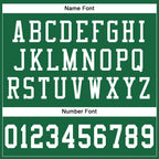 Custom Kelly Green White Mesh Authentic Football Jersey photo 3