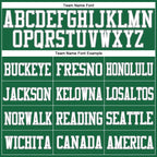 Custom Kelly Green White-Gray Mesh Authentic Football Jersey photo 2