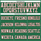Custom Kelly Green Red-White Mesh Authentic Football Jersey photo 2