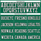 Custom Kelly Green White-Black Mesh Authentic Football Jersey photo 2