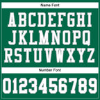 Custom Kelly Green White-Gray Mesh Authentic Football Jersey photo 3