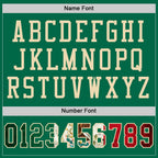 Custom Kelly Green Vintage Mexican Flag-City Cream Mesh Authentic Football Jersey photo 3