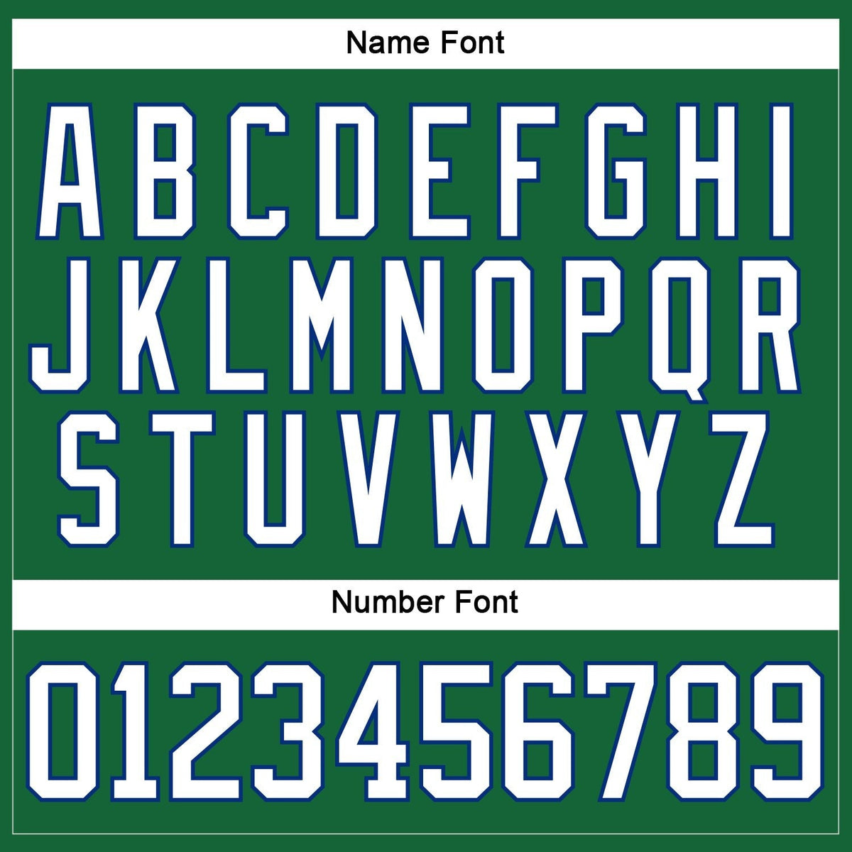 Custom Kelly Green White-Royal Hockey Lace Neck Jersey photo 3