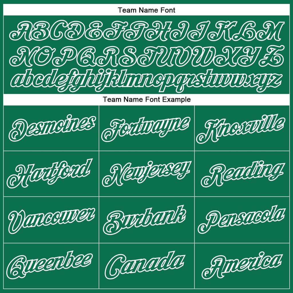 Custom Stitched Kelly Green White Sports Pullover Sweatshirt Hoodie photo 4