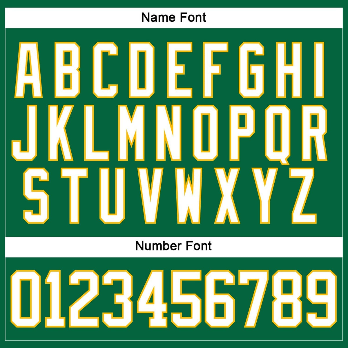 Custom Kelly Green White-Gold Hockey Lace Neck Jersey photo 4