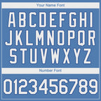 Custom Light Blue White-Royal Performance T-Shirt photo 2