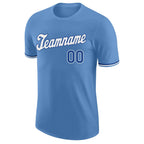 Custom Light Blue White-Royal Performance T-Shirt photo 4