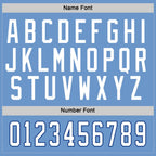 Custom Light Blue White-Royal Hockey Jersey photo 4