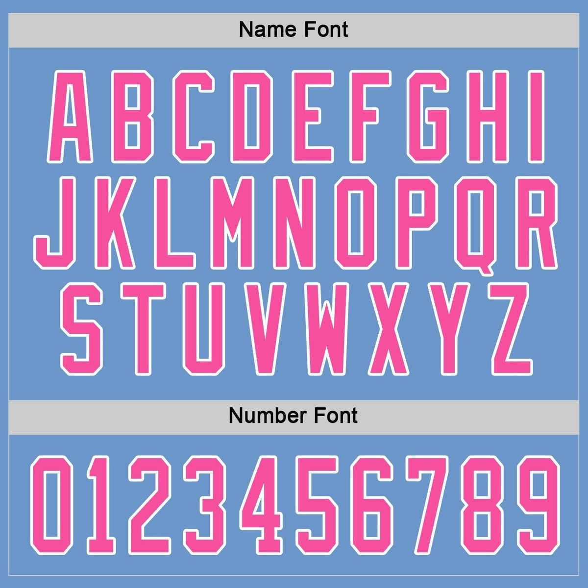 Custom Light Blue Pink-White Hockey Jersey photo 3