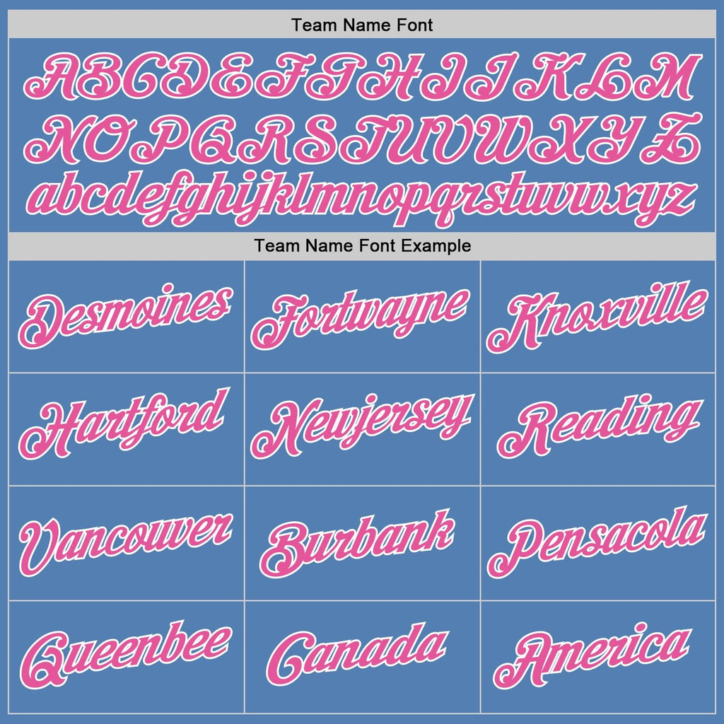 Custom Light Blue Pink-White Performance T-Shirt photo 2