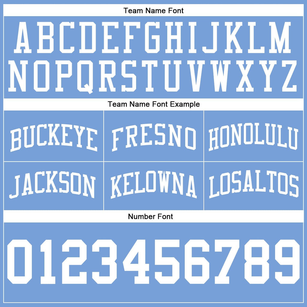 Custom Light Blue White Authentic Throwback Basketball Shorts photo 2