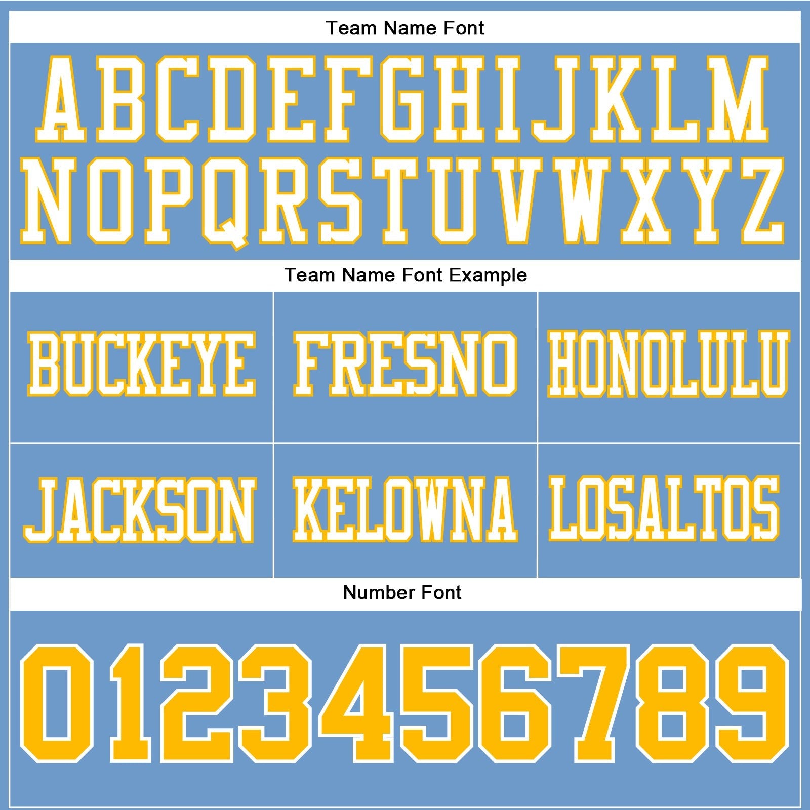 Custom Light Blue Gold-White Authentic Football Jersey photo 3