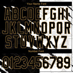 Custom Graffiti Pattern Black-Old Gold Scratch 3D Long Sleeve Performance T-Shirt photo 4