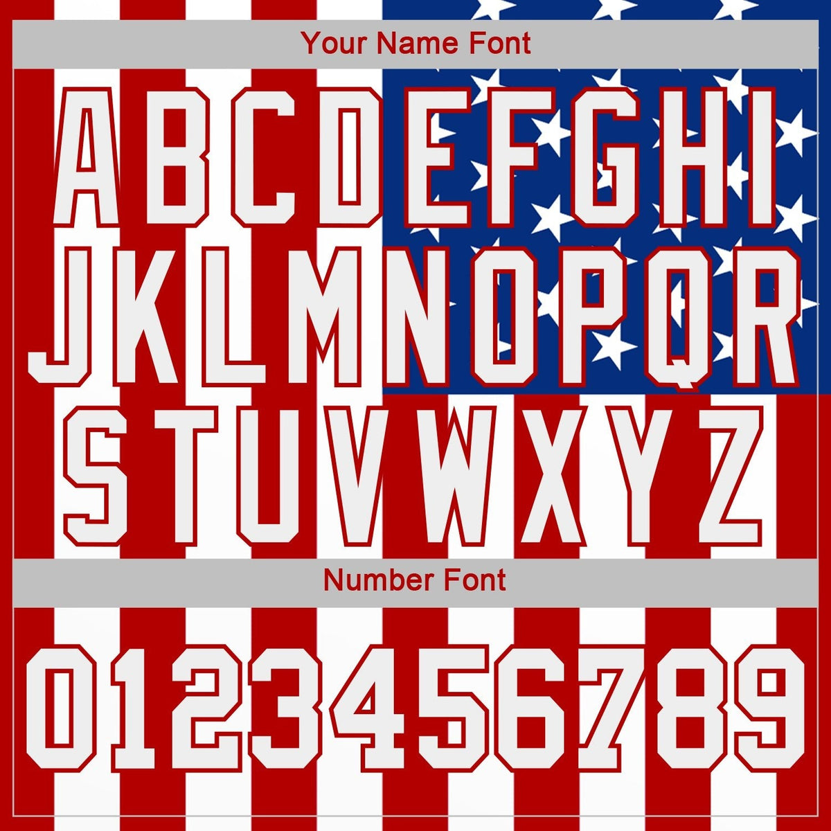 Custom White White Red-Royal American Flag Fashion 3D Long Sleeve Performance T-Shirt photo 3