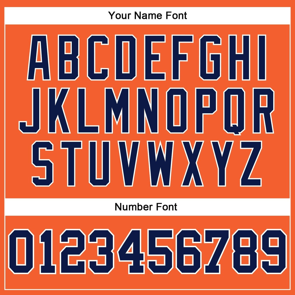Custom Orange Navy-White Long Sleeve Performance T-Shirt photo 4