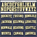 Custom Navy White-Gold Long Sleeve Performance Salute To Service T-Shirt photo 3