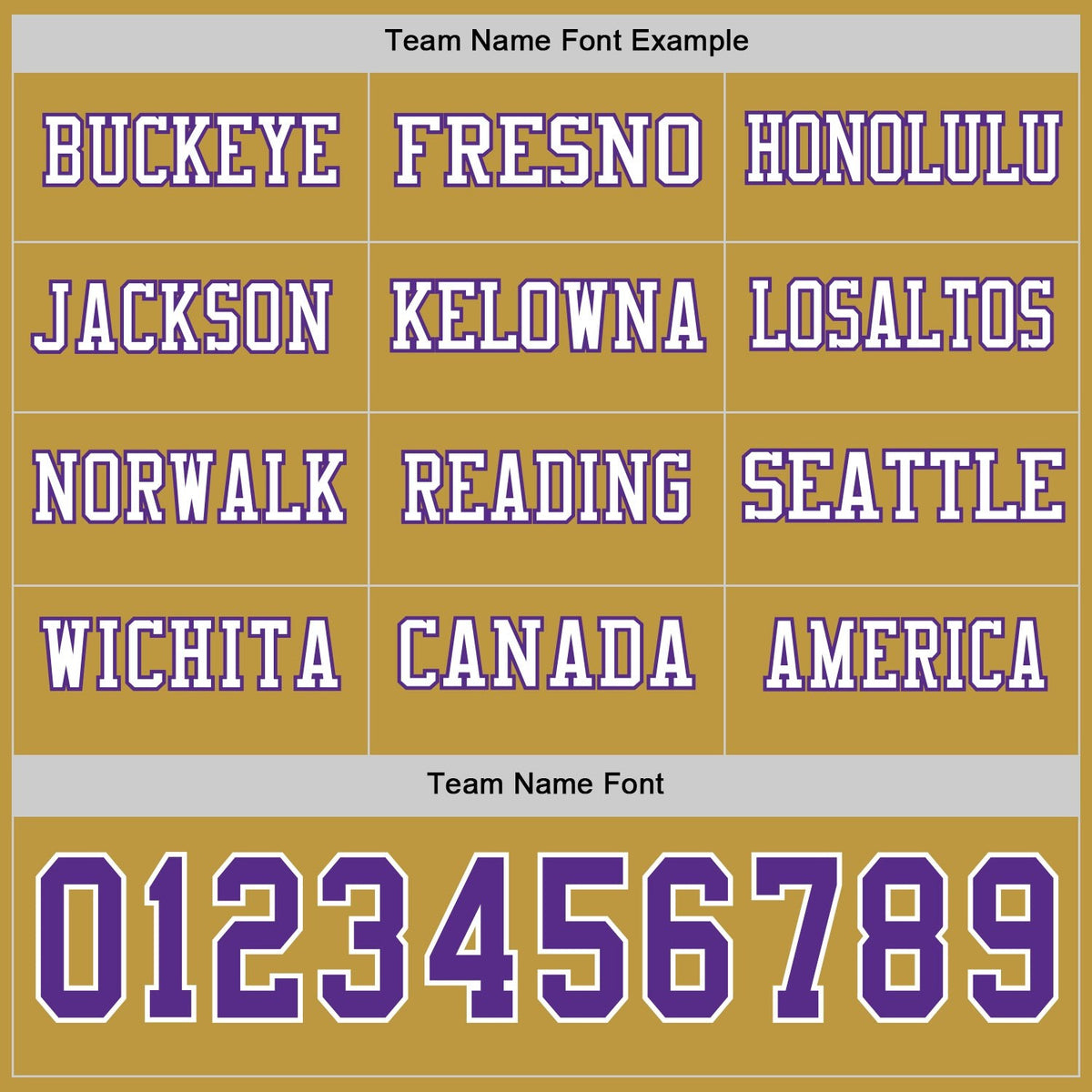 Custom Old Gold Purple-White Long Sleeve Authentic Football Jersey photo 2