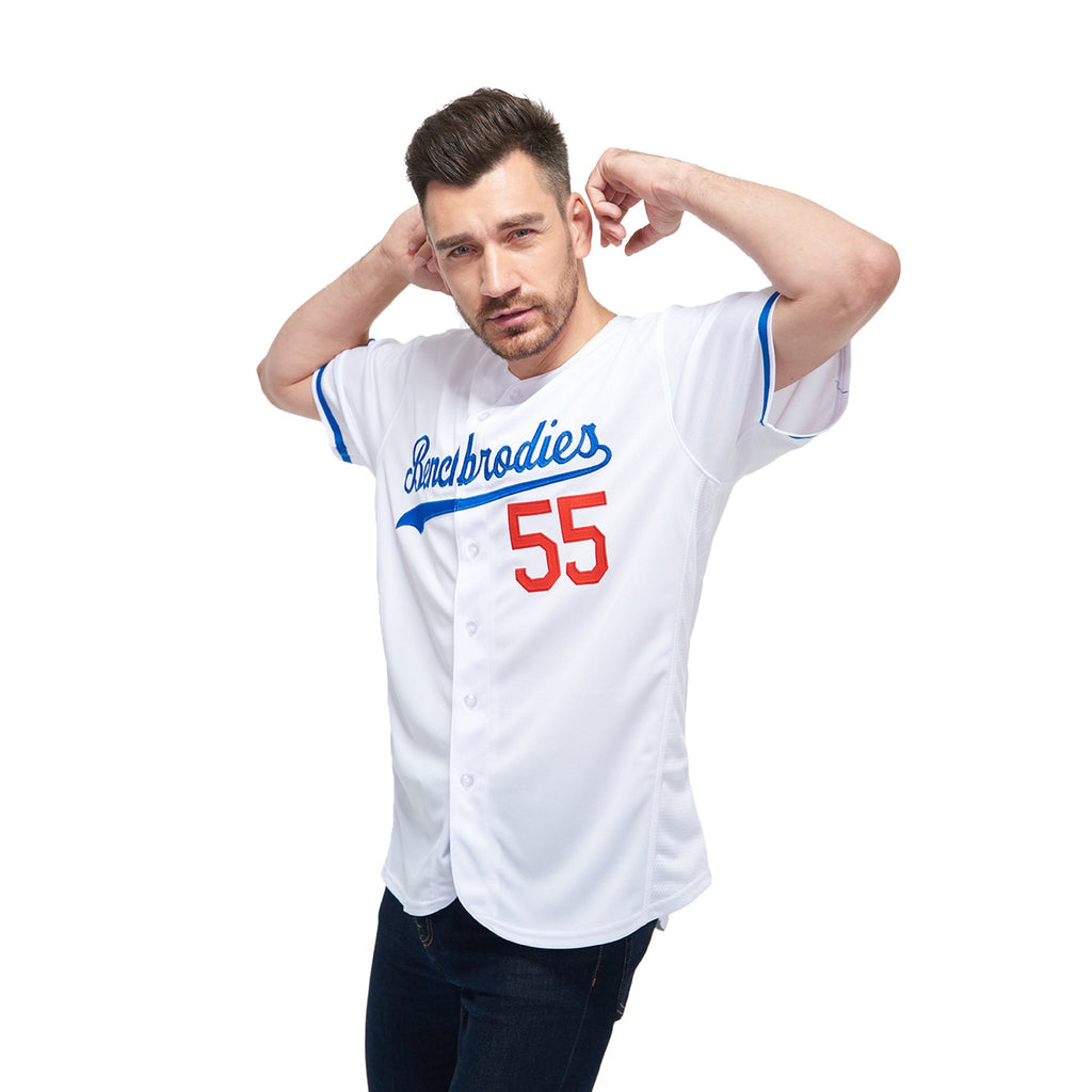 Custom White Royal-Red Baseball Jersey photo 2