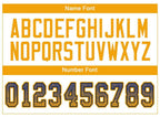 Custom Royal Gold-Navy Drift Fashion Football Jersey photo 4