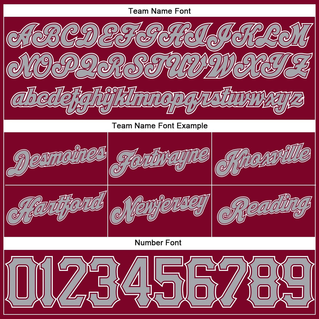 Custom Maroon White Pinstripe Gray-White Authentic Basketball Shorts photo 2