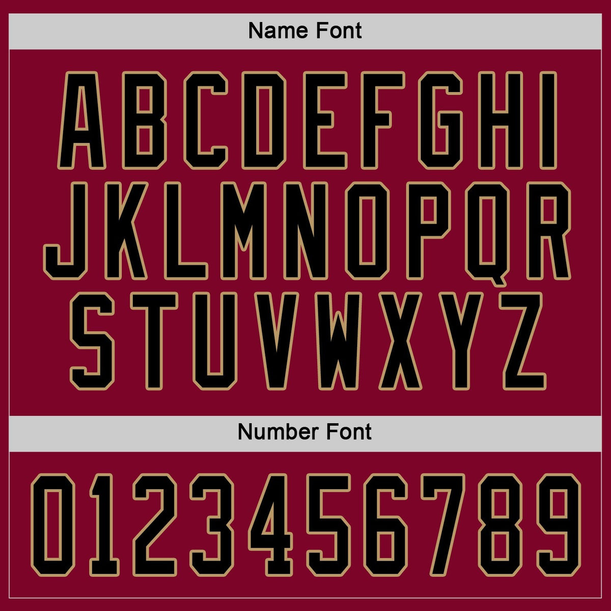 Custom Maroon Black-Old Gold Hockey Jersey photo 2