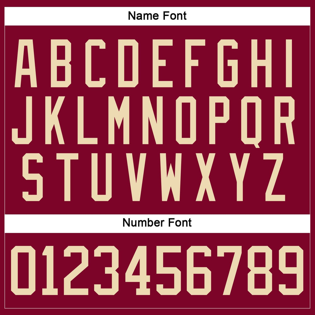 Custom Maroon Cream Hockey Lace Neck Jersey photo 4