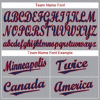 Custom Gray Red-Navy Baseball Jersey photo 4