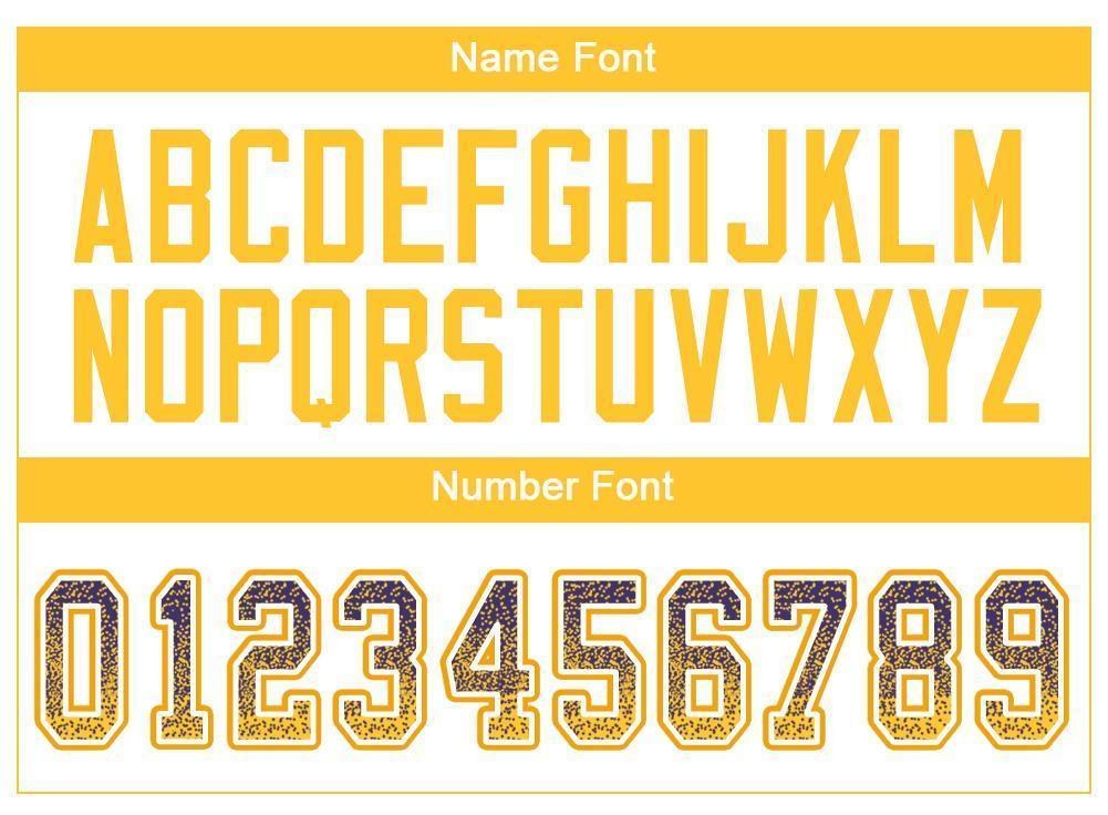 Custom Purple Gold-White Drift Fashion Football Jersey photo 4