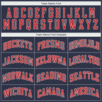 Custom Navy Red-White Performance T-Shirt photo 3