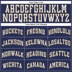 Custom Navy White-Old Gold Authentic Throwback Basketball Jersey photo 2