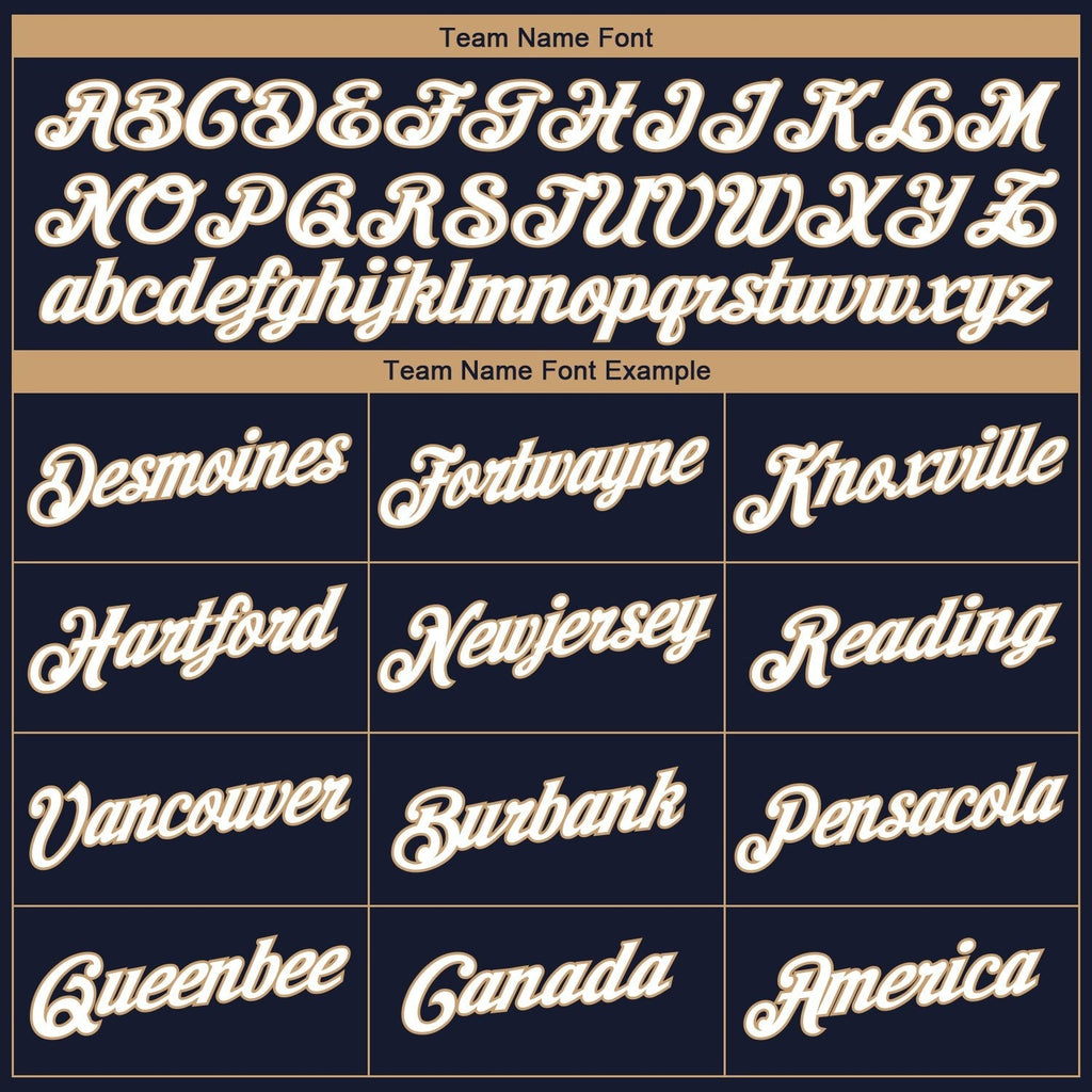Custom Navy White-Old Gold Authentic Throwback Basketball Jersey photo 2