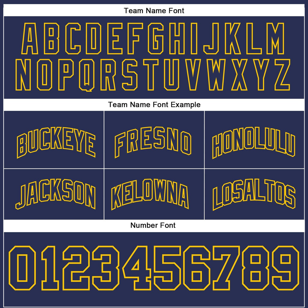 Custom Navy Navy-Gold Authentic Throwback Basketball Shorts photo 2
