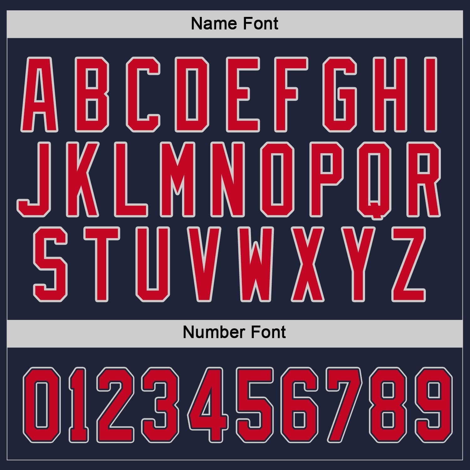 Custom Navy Red-Gray Hockey Jersey photo 4